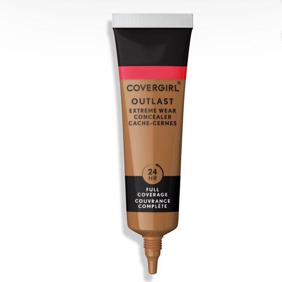 NEW Covergirl Outlast Extreme Wear Concealer 24HR 870 Toasted Almond (.3 fl oz) - Picture 2 of 8